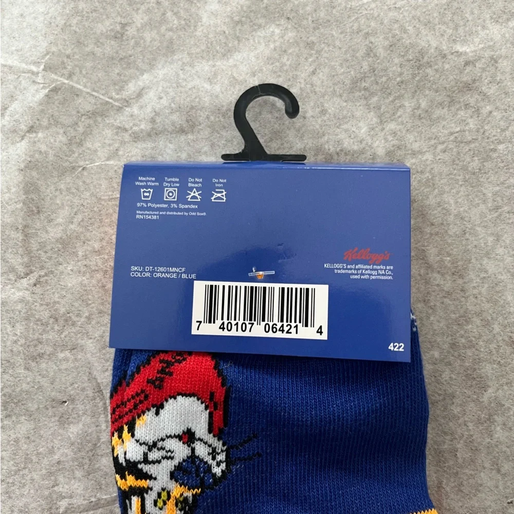 Frosted Flakes Socks Fits Men’s Shoe Size 6-12